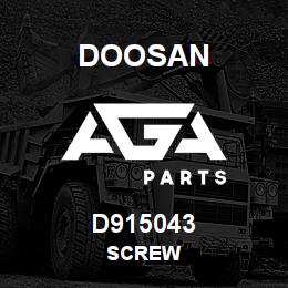 D915043 Doosan Screw | AGA Parts