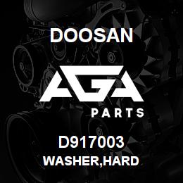 D917003 Doosan WASHER,HARD | AGA Parts