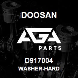 D917004 Doosan WASHER-HARD | AGA Parts