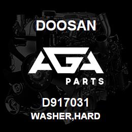 D917031 Doosan WASHER,HARD | AGA Parts