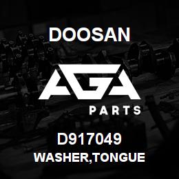 D917049 Doosan WASHER,TONGUE | AGA Parts