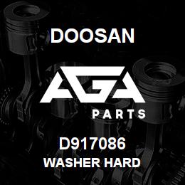 D917086 Doosan WASHER HARD | AGA Parts