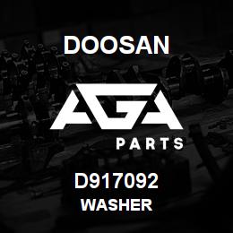 D917092 Doosan WASHER | AGA Parts