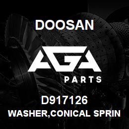 D917126 Doosan WASHER,CONICAL SPRING | AGA Parts
