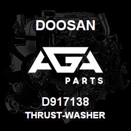 D917138 Doosan THRUST-WASHER | AGA Parts