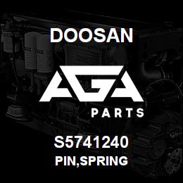 S5741240 Doosan PIN,SPRING | AGA Parts
