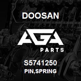 S5741250 Doosan PIN,SPRING | AGA Parts