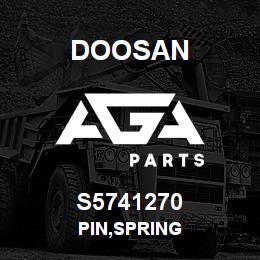 S5741270 Doosan PIN,SPRING | AGA Parts