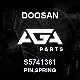 S5741361 Doosan PIN,SPRING | AGA Parts