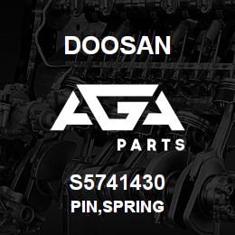 S5741430 Doosan PIN,SPRING | AGA Parts