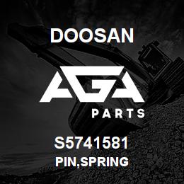 S5741581 Doosan PIN,SPRING | AGA Parts