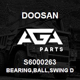 S6000263 Doosan BEARING,BALL,SWING DEVICE | AGA Parts