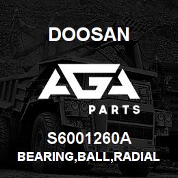 S6001260A Doosan BEARING,BALL,RADIAL | AGA Parts