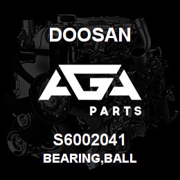 S6002041 Doosan BEARING,BALL | AGA Parts