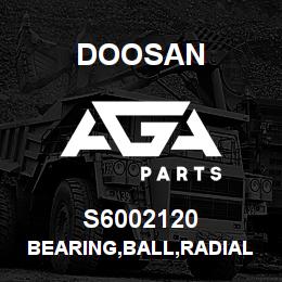 S6002120 Doosan BEARING,BALL,RADIAL | AGA Parts