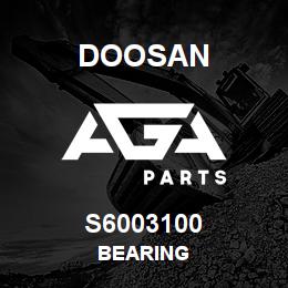 S6003100 Doosan BEARING | AGA Parts