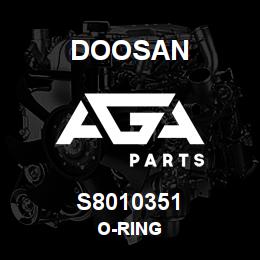 S8010351 Doosan O-RING | AGA Parts