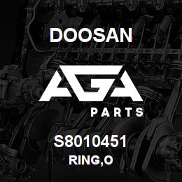 S8010451 Doosan RING,O | AGA Parts
