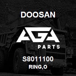 S8011100 Doosan RING,O | AGA Parts