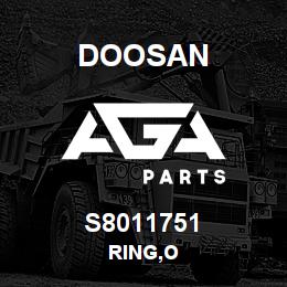 S8011751 Doosan RING,O | AGA Parts