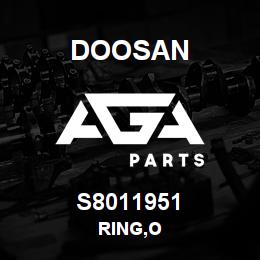 S8011951 Doosan RING,O | AGA Parts