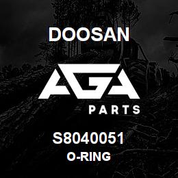 S8040051 Doosan O-RING | AGA Parts