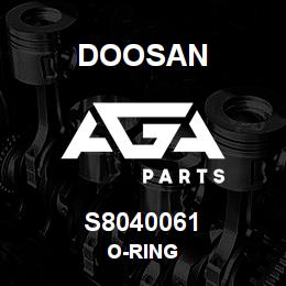 S8040061 Doosan O-RING | AGA Parts