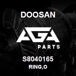 S8040165 Doosan RING,O | AGA Parts