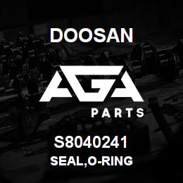 S8040241 Doosan SEAL,O-RING | AGA Parts