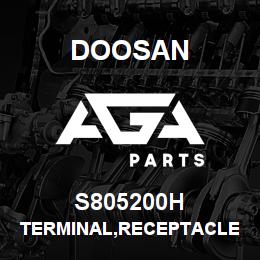 S805200H Doosan TERMINAL,RECEPTACLE | AGA Parts