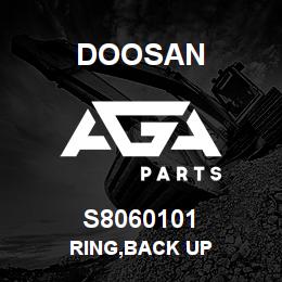 S8060101 Doosan RING,BACK UP | AGA Parts