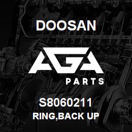 S8060211 Doosan RING,BACK UP | AGA Parts