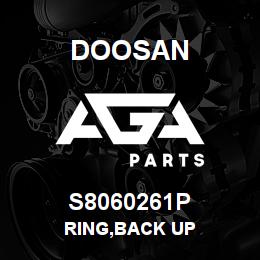 S8060261P Doosan RING,BACK UP | AGA Parts