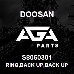 S8060301 Doosan RING,BACK UP,BACK UP | AGA Parts