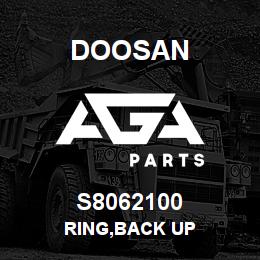S8062100 Doosan RING,BACK UP | AGA Parts