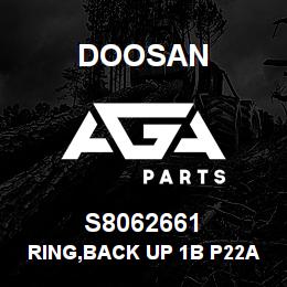 S8062661 Doosan RING,BACK UP 1B P22A | AGA Parts