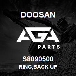 S8090500 Doosan RING,BACK UP | AGA Parts