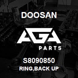 S8090850 Doosan RING,BACK UP | AGA Parts