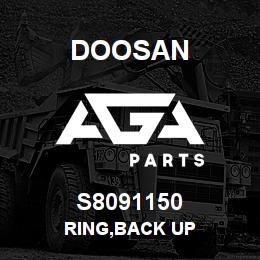 S8091150 Doosan RING,BACK UP | AGA Parts