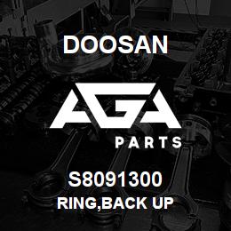 S8091300 Doosan RING,BACK UP | AGA Parts