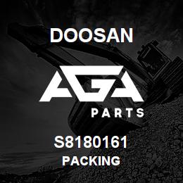 S8180161 Doosan PACKING | AGA Parts