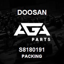 S8180191 Doosan PACKING | AGA Parts