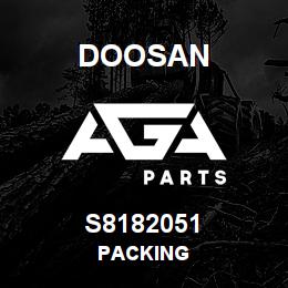 S8182051 Doosan PACKING | AGA Parts