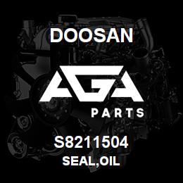 S8211504 Doosan SEAL,OIL | AGA Parts