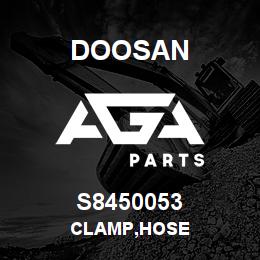 S8450053 Doosan CLAMP,HOSE | AGA Parts