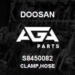 S8450082 Doosan CLAMP,HOSE | AGA Parts