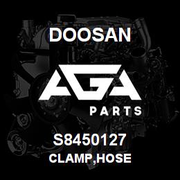 S8450127 Doosan CLAMP,HOSE | AGA Parts