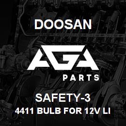 SAFETY-3 Doosan 4411 BULB FOR 12V LIGHT AS. | AGA Parts