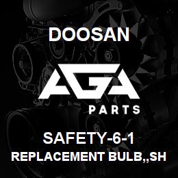 SAFETY-6-1 Doosan REPLACEMENT BULB,,SHORT STROBE,OFFSET | AGA Parts