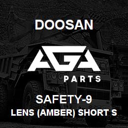 SAFETY-9 Doosan LENS (AMBER) SHORT STROBE | AGA Parts